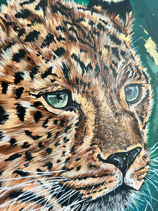 Leopard wall art prints