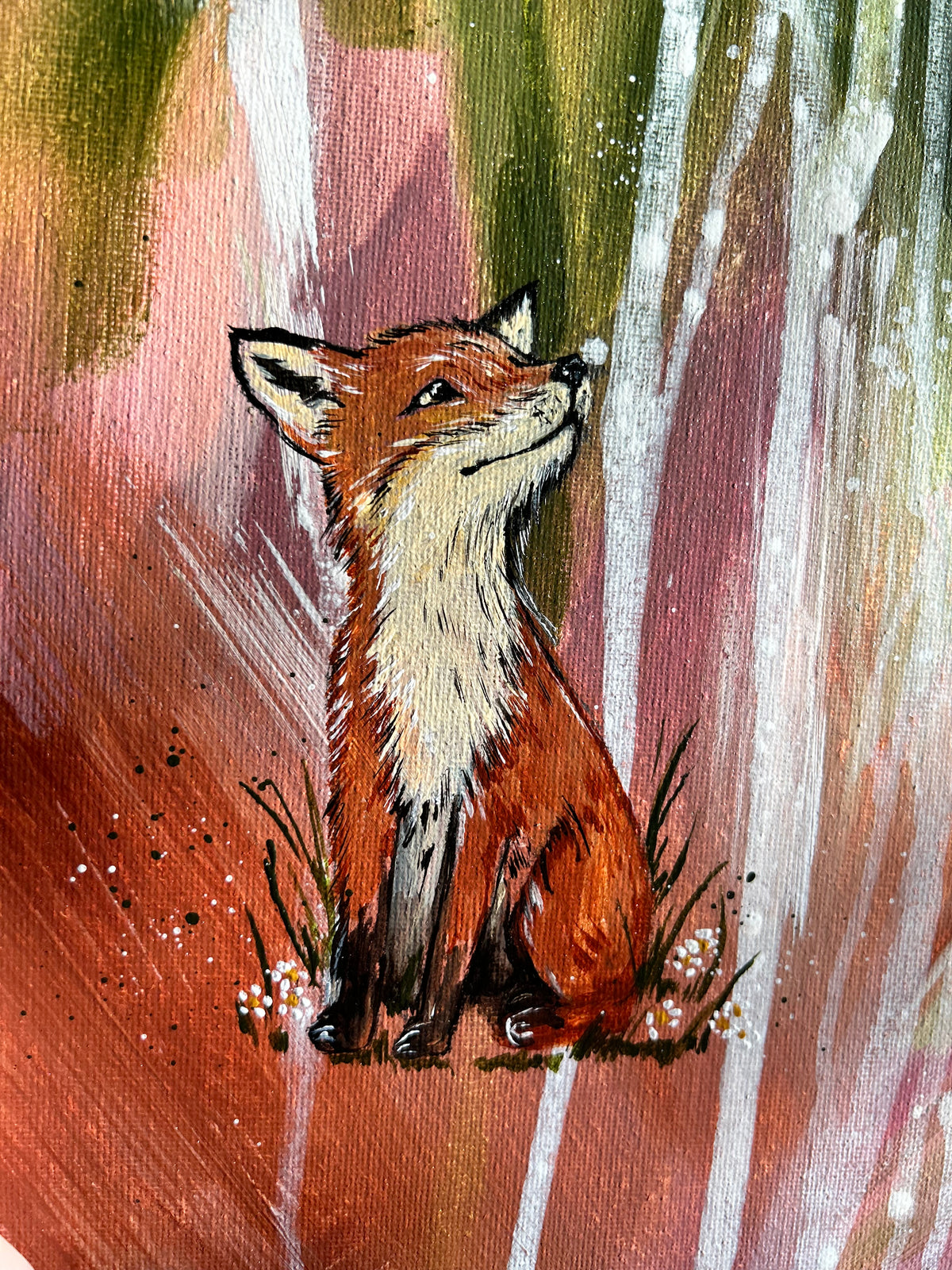 Original Fox painting | Woodland collection | Wildlife art