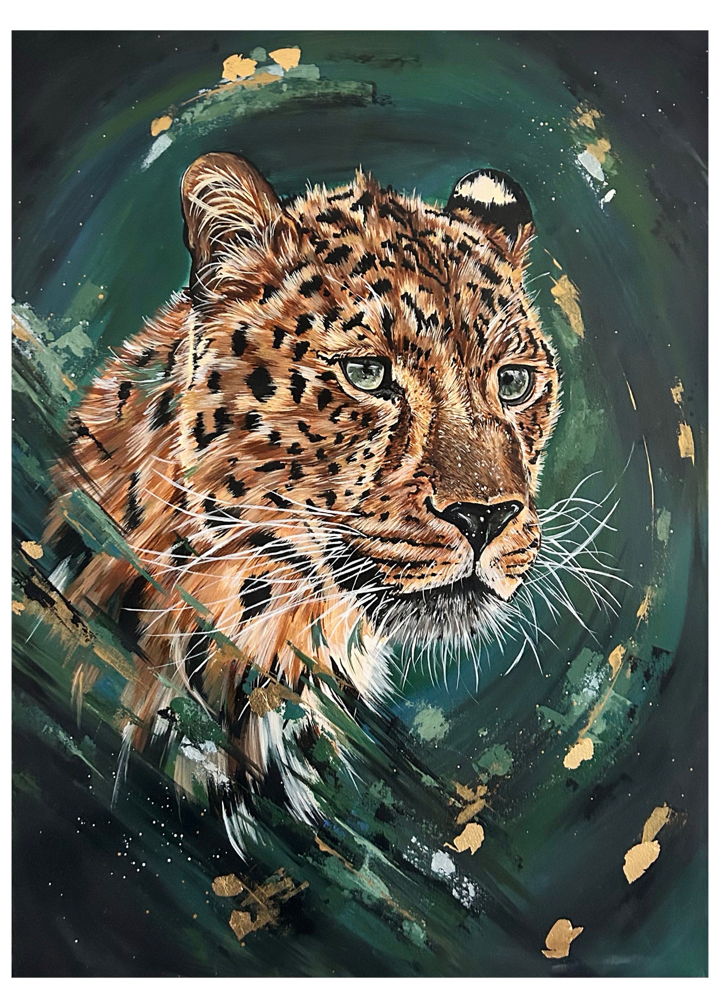 Leopard wall art prints