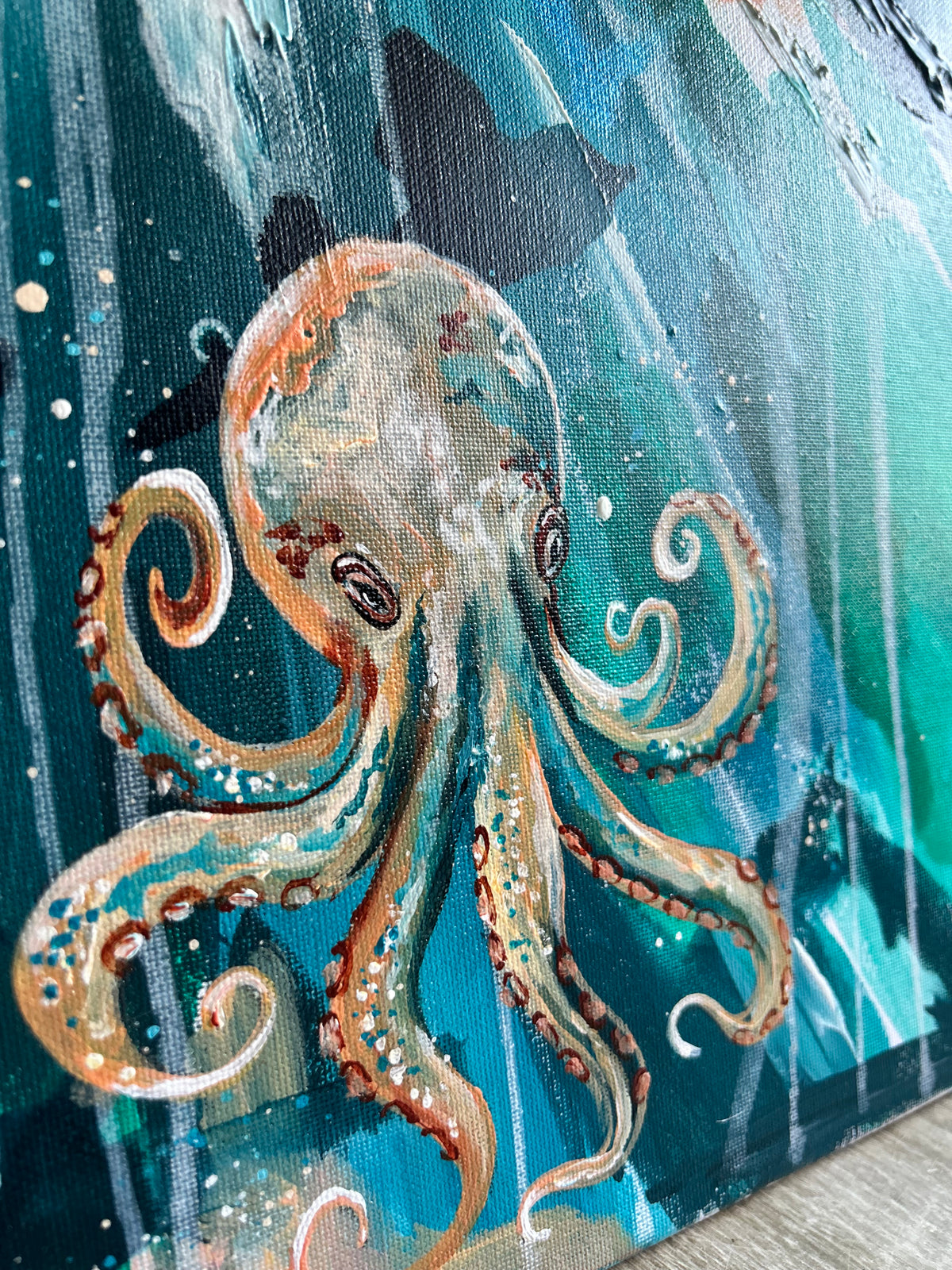 Original Octopus painting | Sea Life art | Sea life collection |