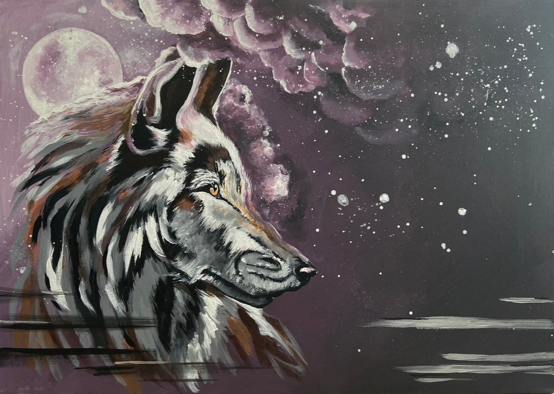 By moonlight-Canvas prints