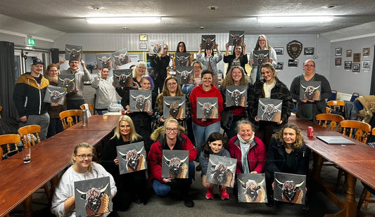 Paint class- Highland cow