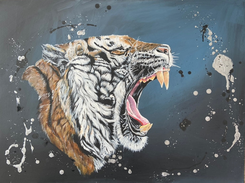 Be fierce- Tiger prints
