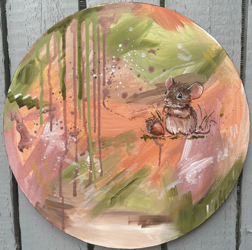 Mouse print | Limited edition prints |Woodland collection | Square fine art print